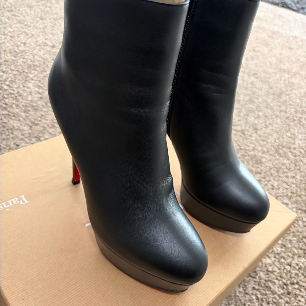 Christian Louboutin Black Bianca Ankle Boot